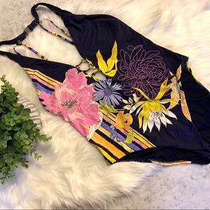 Trina Turk one piece bathing suit size (14) XL